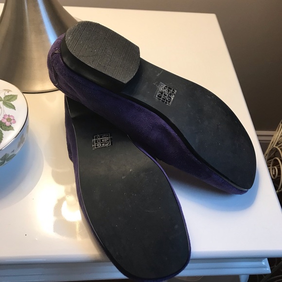 Purple suede flats - Picture 4 of 6